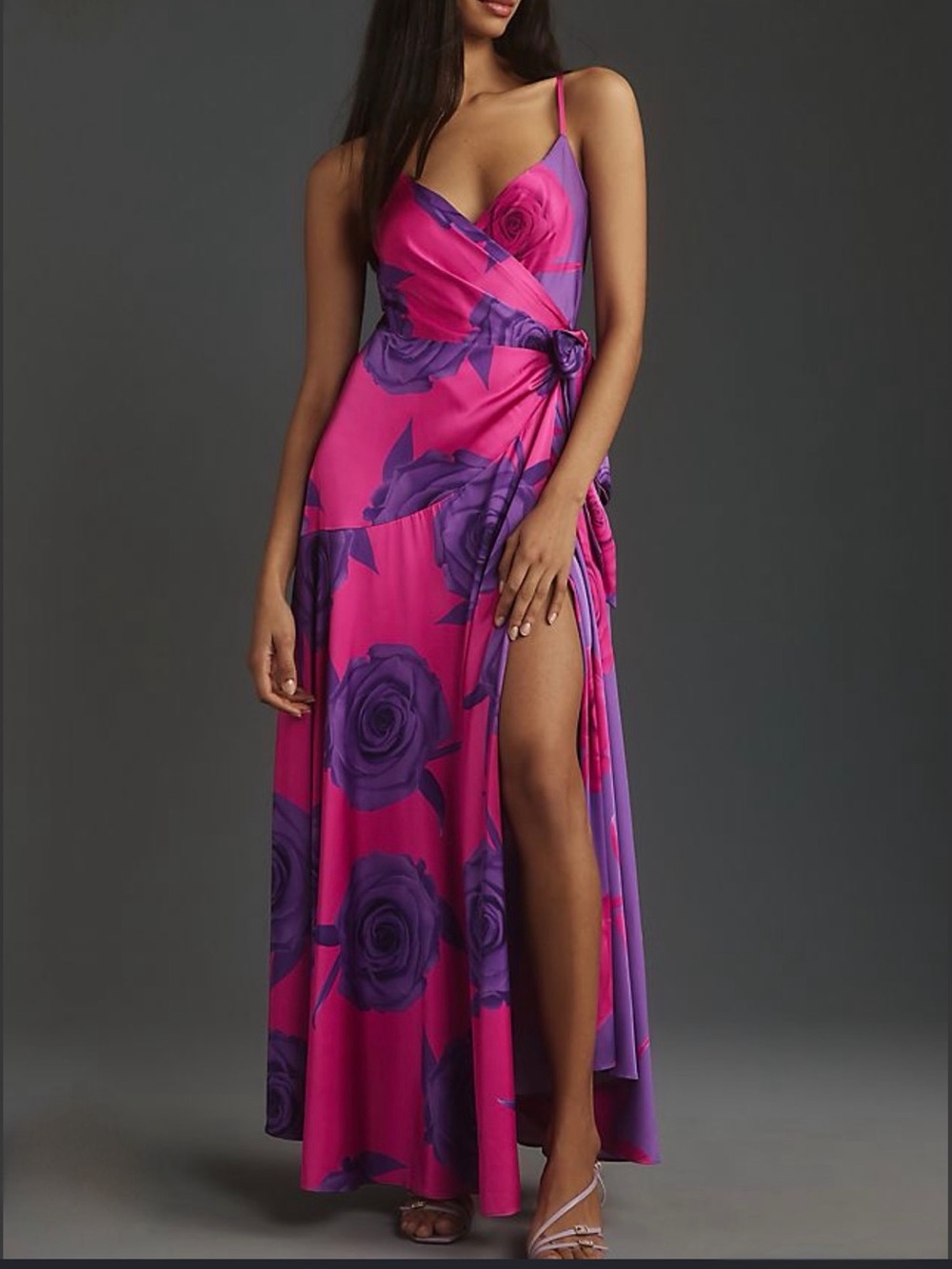 Anthropologie Hutch Satin Pink & Purple Maxi Dress - Like New - SizeXS
Stunning🩷